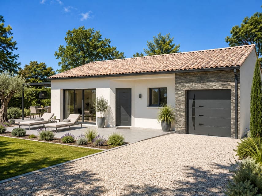 Projet de construction - Maison de 70 m² - Monclar-de-Quercy (82230)